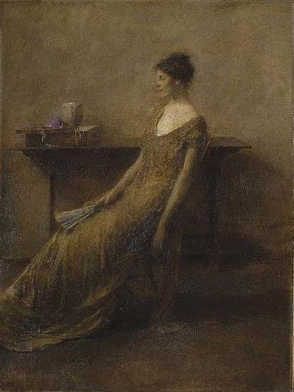 Thomas Dewing Lady in Gold Germany oil painting art